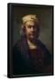 Anonymous (Copy Rembrandt Harmensz van Rijn) / 'Self-portrait', 17th century, Dutch School, Oil ...-Anonymous-Framed Poster