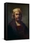 Anonymous (Copy Rembrandt Harmensz van Rijn) / 'Self-portrait', 17th century, Dutch School, Oil ...-Anonymous-Framed Stretched Canvas