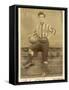 Anonymous Footballer in Kit with Football-null-Framed Stretched Canvas