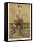 Anonymous Footballer in Kit with Football-null-Framed Stretched Canvas