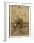 Anonymous Footballer in Kit with Football-null-Framed Photographic Print