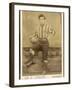 Anonymous Footballer in Kit with Football-null-Framed Photographic Print