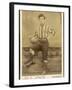 Anonymous Footballer in Kit with Football-null-Framed Photographic Print