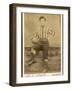 Anonymous Footballer in Kit with Football-null-Framed Photographic Print