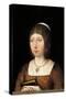 Anonymous / 'Isabella I of Castile, the Catholic', Late 15th century, Flemish School, Oil on pan...-Anonymous-Stretched Canvas