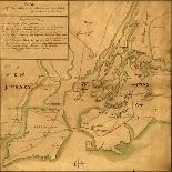 Plan of the attack the rebels on Long Island-Anonymous-Art Print