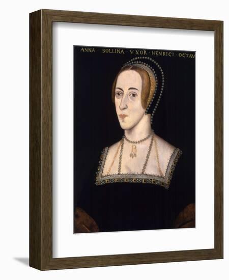 Anonymous Portrait of Anne Boleyn-null-Framed Giclee Print