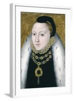 Anonymous Portrait of Queen Elizabeth I-null-Framed Giclee Print