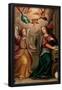 Anonymous / 'The Annunciation', 16th century, Spanish School, Panel, 81 cm x 57 cm, P03272.-Anonymous-Framed Poster