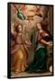 Anonymous / 'The Annunciation', 16th century, Spanish School, Panel, 81 cm x 57 cm, P03272.-Anonymous-Framed Poster