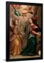 Anonymous / 'The Annunciation', 16th century, Spanish School, Panel, 81 cm x 57 cm, P03272.-Anonymous-Framed Poster