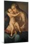 Anonymous / 'The Virgin and Child', 17th century, Italian School, Canvas, 102 cm x 82 cm, P05421.-Anonymous-Mounted Poster