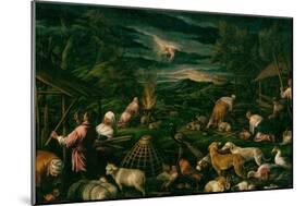 Anonymous (Workshop Bassano) / 'Noah after the Deluge', Second half 16th century, Italian School...-Anonymous-Mounted Poster