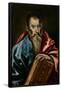 Anonymous (Workshop El Greco) / 'An Apostle', 1608-1614, Spanish School, Oil on canvas, 70 cm x ...-Anonymous-Framed Poster