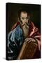 Anonymous (Workshop El Greco) / 'An Apostle', 1608-1614, Spanish School, Oil on canvas, 70 cm x ...-Anonymous-Stretched Canvas