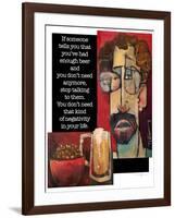Another Beer Negativity-Tim Nyberg-Framed Giclee Print