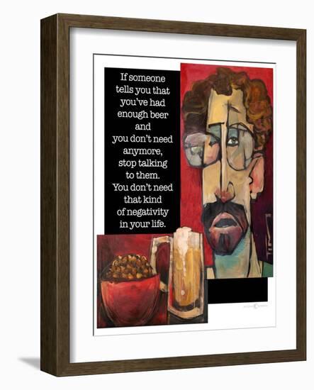 Another Beer Negativity-Tim Nyberg-Framed Giclee Print