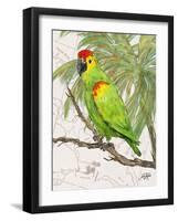 Another Bird in Paradise II-Julie DeRice-Framed Art Print