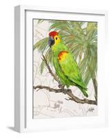 Another Bird in Paradise II-Julie DeRice-Framed Art Print