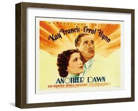 Another Dawn, Kay Francis, Errol Flynn, 1937-null-Framed Art Print