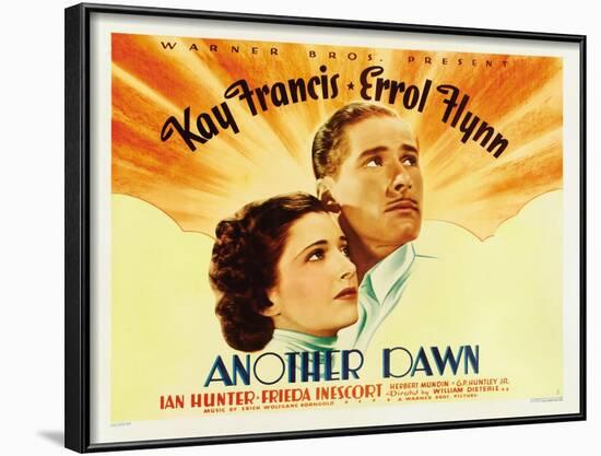 Another Dawn, Kay Francis, Errol Flynn, 1937-null-Framed Art Print