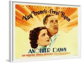 Another Dawn, Kay Francis, Errol Flynn, 1937-null-Framed Art Print