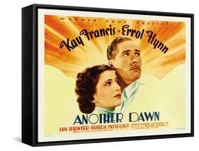 Another Dawn, Kay Francis, Errol Flynn, 1937-null-Framed Stretched Canvas