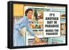 Another Day in Paradise Minus the Paradise Funny Art Poster Print-null-Framed Poster