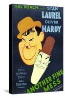 Another Fine Mess, Oliver Hardy, Stan Laurel, 1930-null-Stretched Canvas