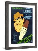 Another Fine Mess, Oliver Hardy, Stan Laurel, 1930-null-Framed Art Print