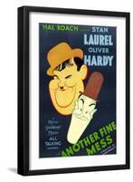 Another Fine Mess, Oliver Hardy, Stan Laurel, 1930-null-Framed Art Print