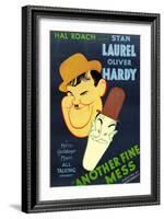 Another Fine Mess, Oliver Hardy, Stan Laurel, 1930-null-Framed Art Print