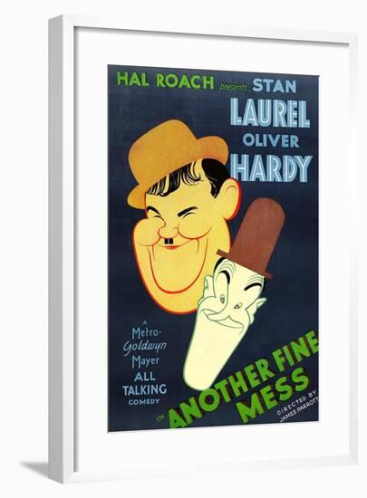 Another Fine Mess, Oliver Hardy, Stan Laurel, 1930-null-Framed Art Print