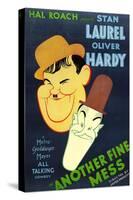 Another Fine Mess, Oliver Hardy, Stan Laurel, 1930-null-Stretched Canvas