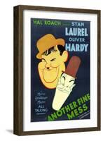 Another Fine Mess, Oliver Hardy, Stan Laurel, 1930-null-Framed Art Print