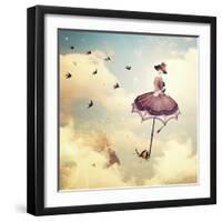 Another Kind of Mary Poppins-Paula Belle Flores-Framed Art Print