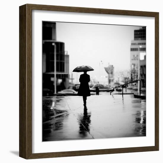 Another Lonely Day in the Rain-Sharon Wish-Framed Photographic Print