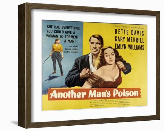 Another Man's Poison, Gary Merrill, Bette Davis, 1951-null-Framed Photo