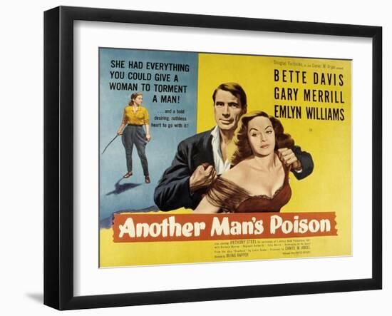 Another Man's Poison, Gary Merrill, Bette Davis, 1951-null-Framed Photo