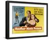 Another Man's Poison, Gary Merrill, Bette Davis, 1951-null-Framed Photo