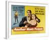 Another Man's Poison, Gary Merrill, Bette Davis, 1951-null-Framed Photo