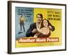 Another Man's Poison, Gary Merrill, Bette Davis, 1951-null-Framed Photo