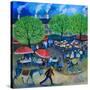 Another Market Day, 2008-Lisa Graa Jensen-Stretched Canvas