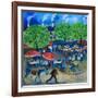 Another Market Day, 2008-Lisa Graa Jensen-Framed Giclee Print