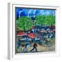 Another Market Day, 2008-Lisa Graa Jensen-Framed Giclee Print