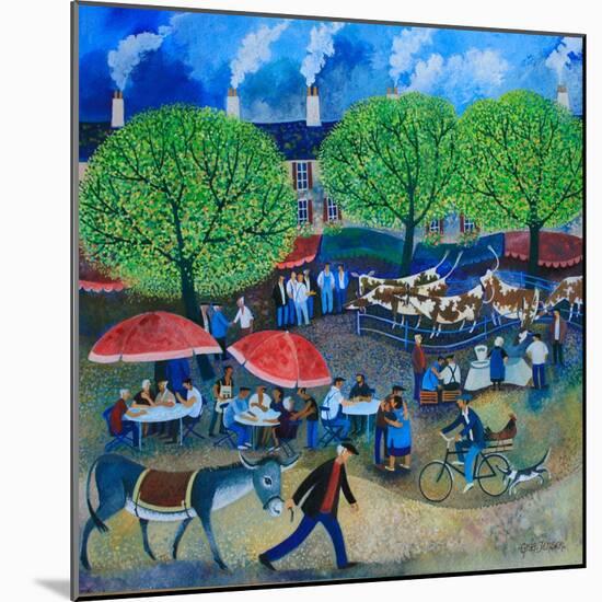 Another Market Day, 2008-Lisa Graa Jensen-Mounted Giclee Print