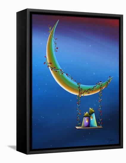 Another Moonlight Serenade-Cindy Thornton-Framed Stretched Canvas