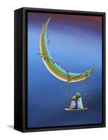 Another Moonlight Serenade-Cindy Thornton-Framed Stretched Canvas