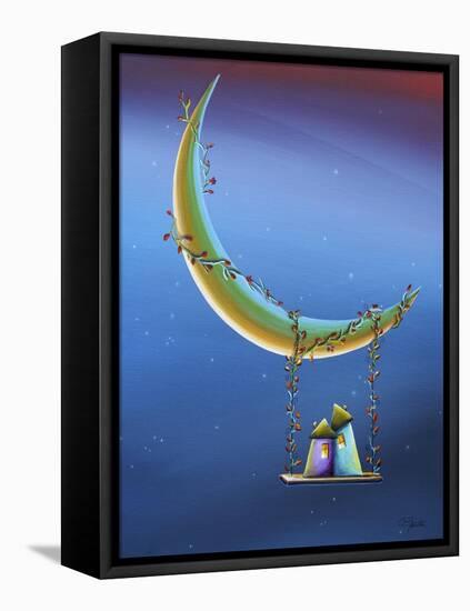 Another Moonlight Serenade-Cindy Thornton-Framed Stretched Canvas