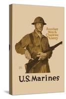 Another Notch, Chateau Thierry, US Marines-Adolph Treidler-Stretched Canvas